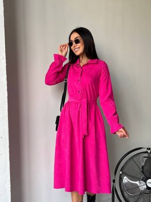 Сукня міді з поясом та кишенями TAKAMODA