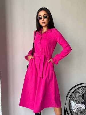 Сукня міді з поясом та кишенями TAKAMODA