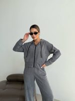 Вельветовий спортивний костюм з карманами Takamoda
