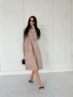 Сукня міді з поясом та кишенями TAKAMODA